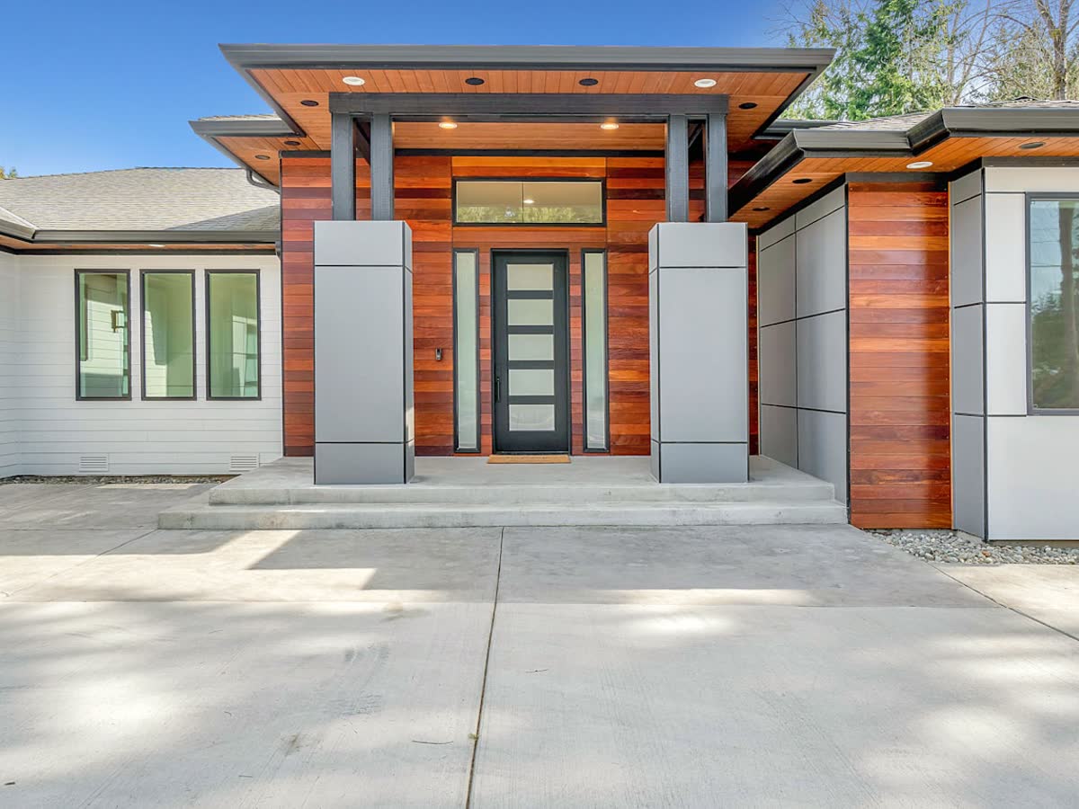 Family home with porch