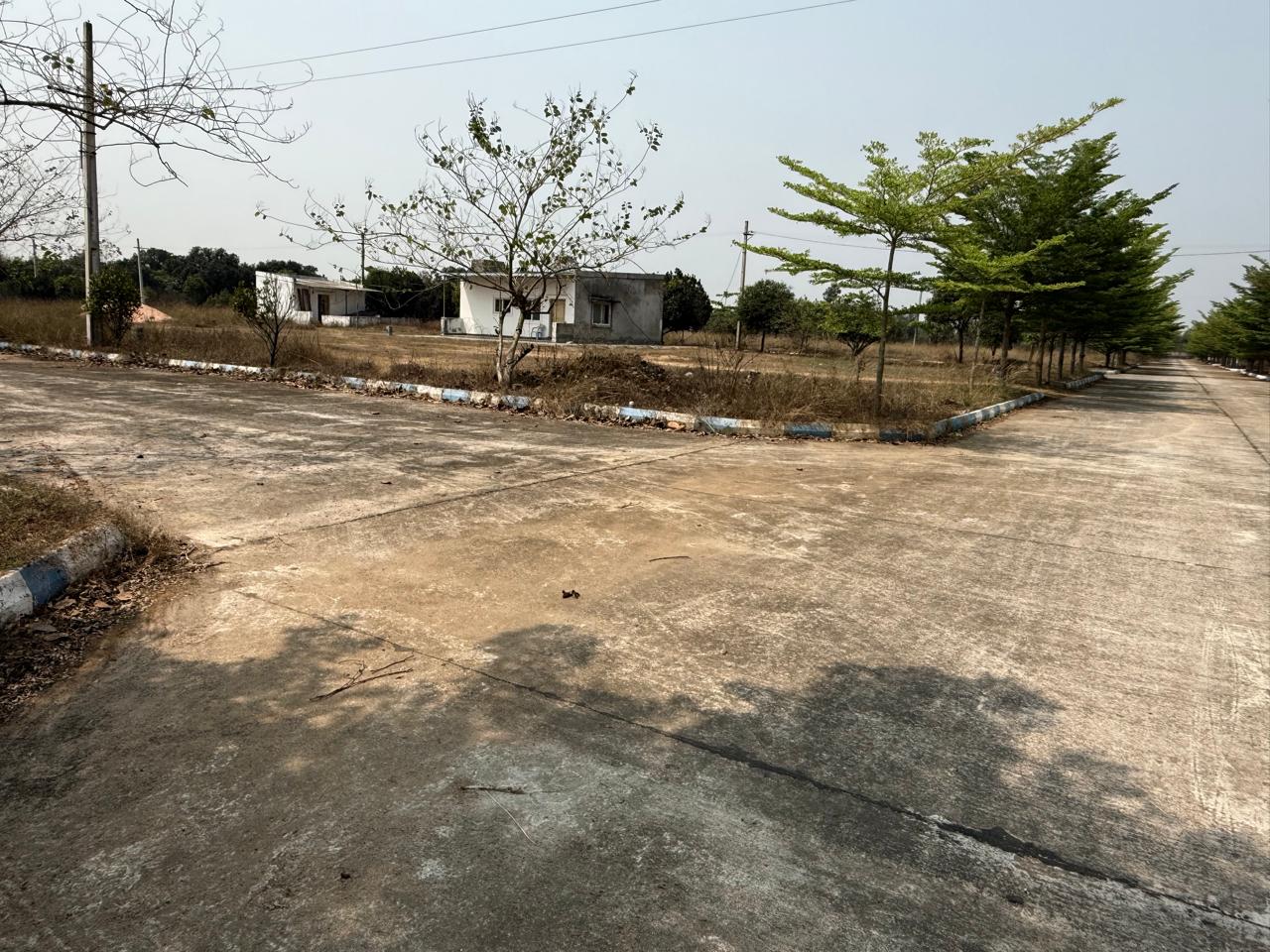 Developed roads at Shanmukha Priya layout, Akkivaram